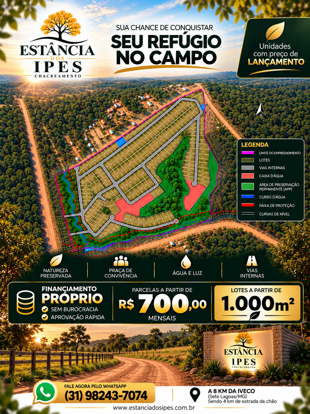 Folder de campanha