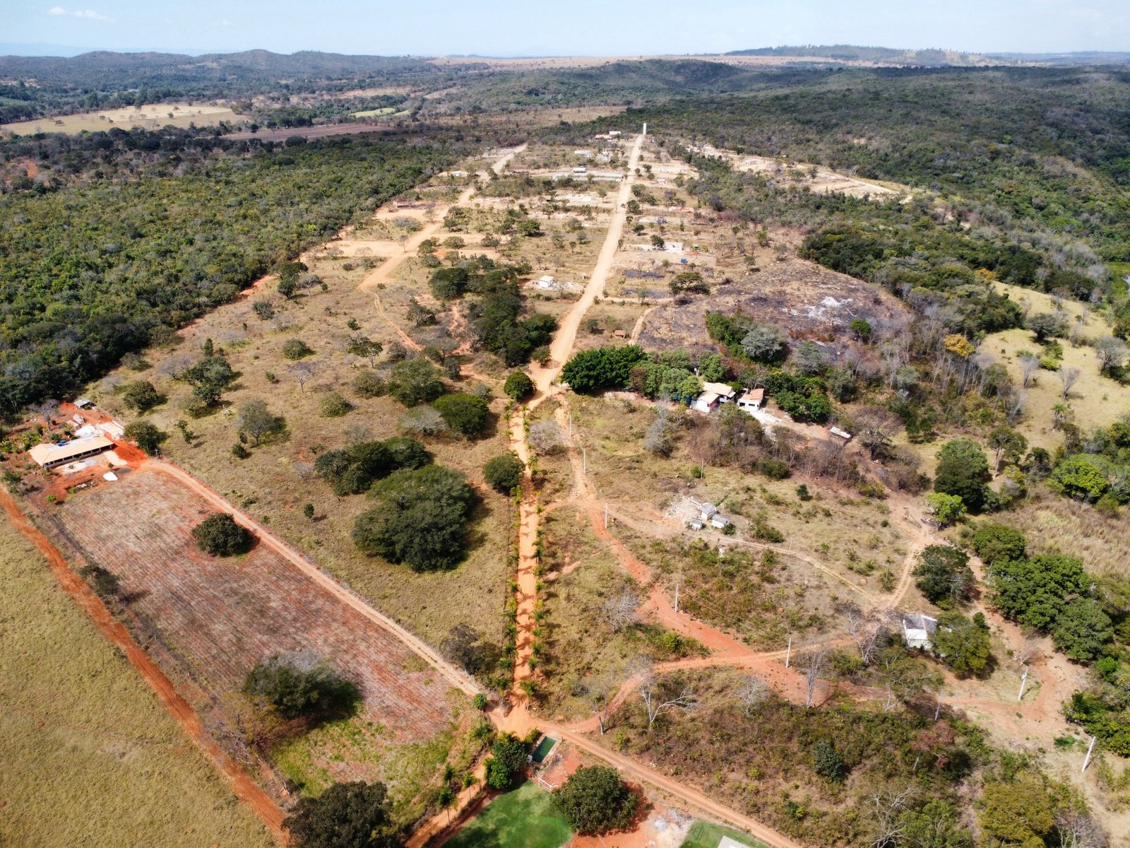 Vista aérea do Estância dos Ipês